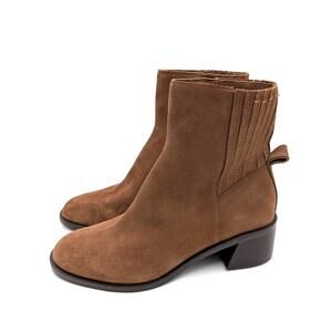 Dolce Vita Linny H2O Brown Suede Waterproof Women's Size US7.5 EU38